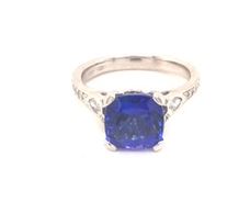 14KW Tanzanite And Diamond Ring