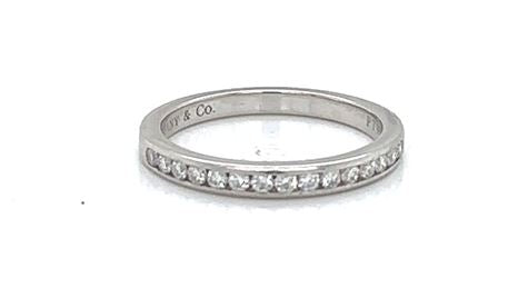 Platinum Tiffany & Co Diamond Band