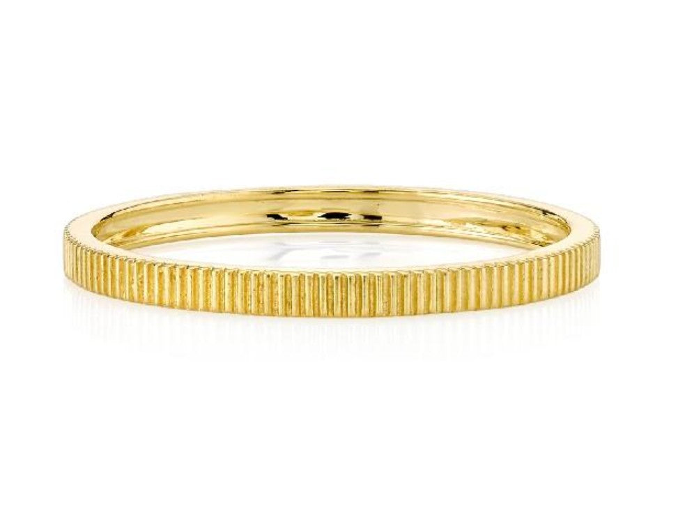 18KY Strie Detail Band