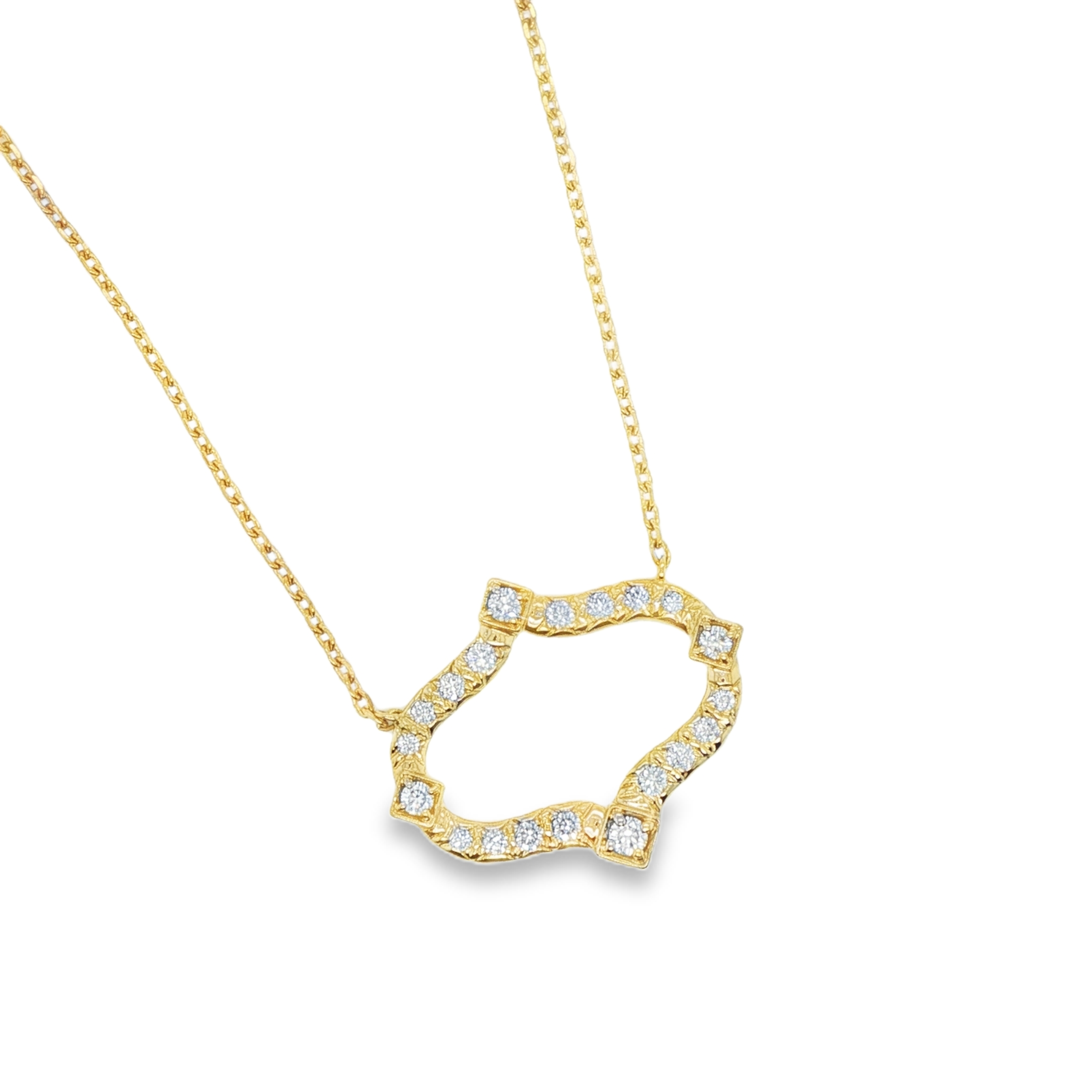 18K YG GUMICHIAN SECRET GARDEN NECKLACE