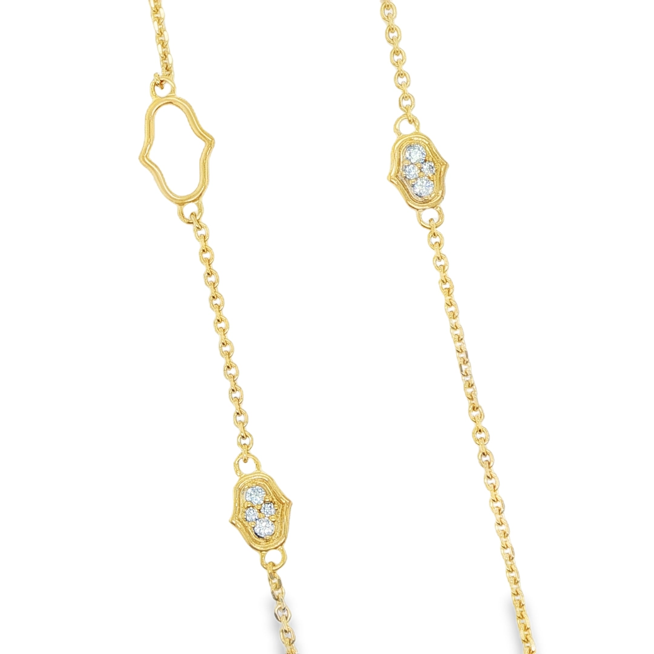 18KYG GUMICHIAN SECRET GARDEN NECKLACE