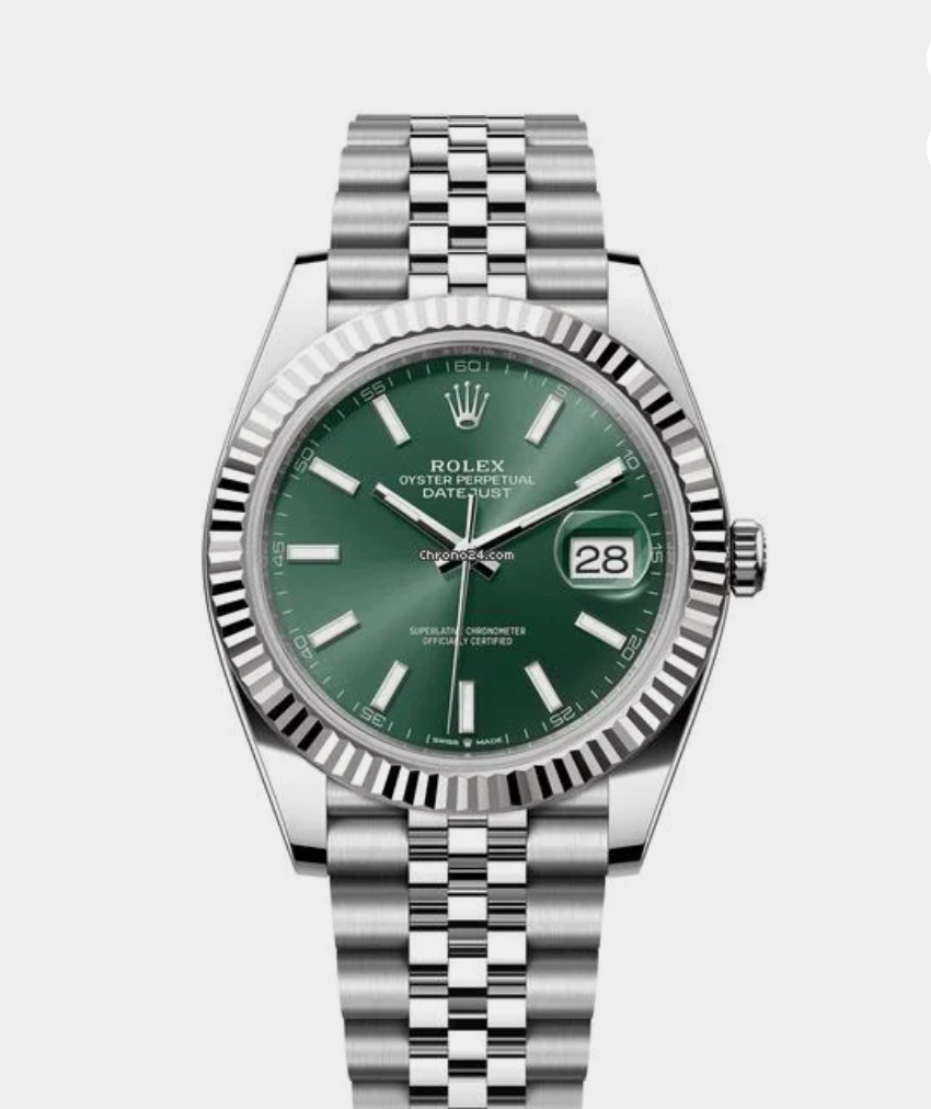 ROLEX DATEJUST 41MM STEEL MINT