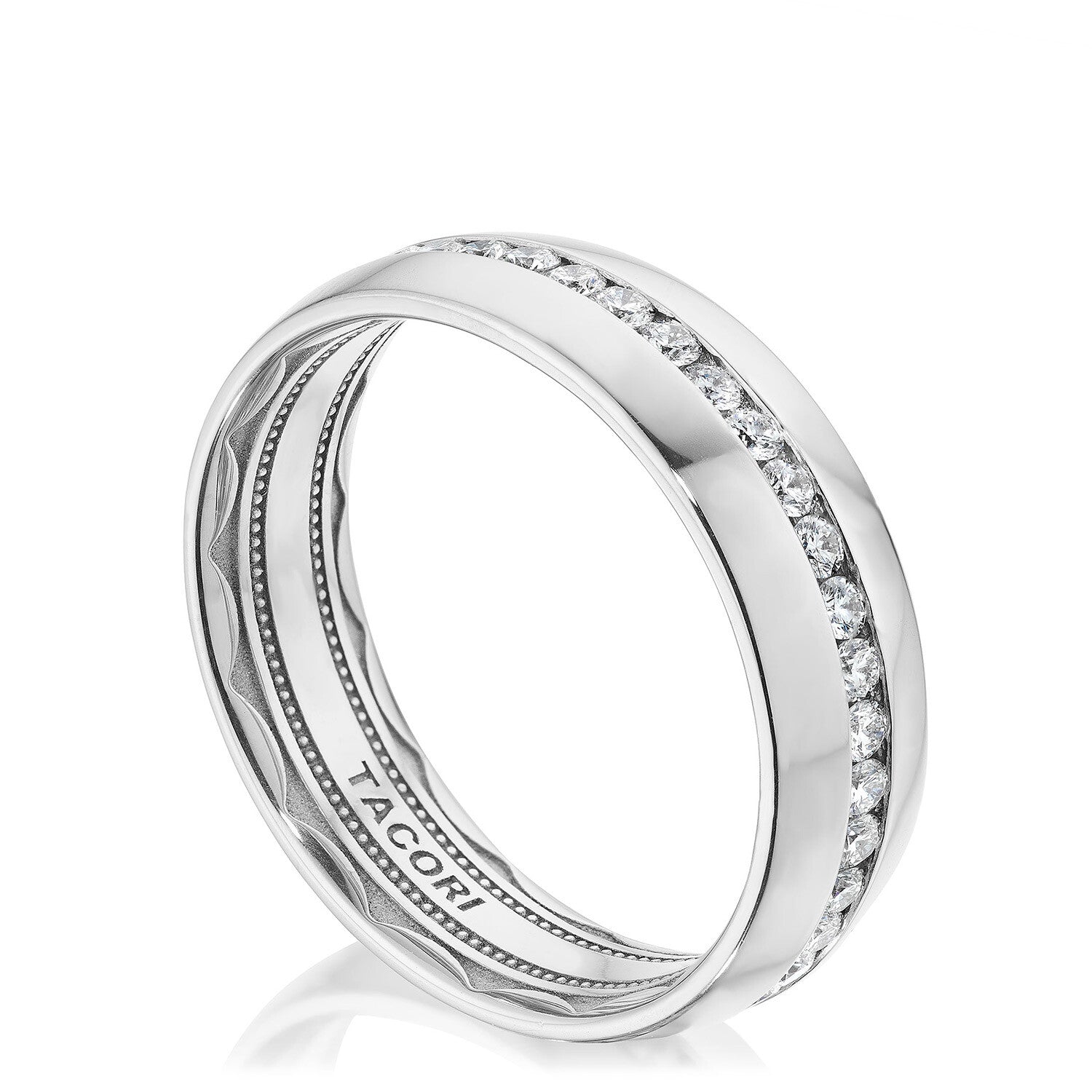 18KW Tacori Classic Diamond Eternity High Polish Band