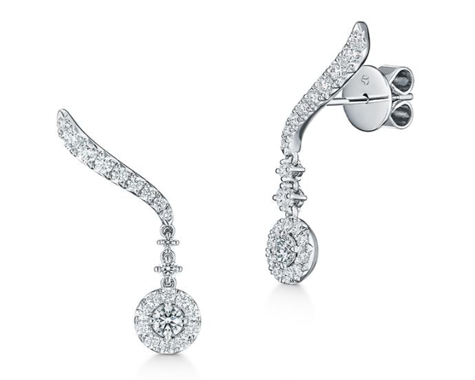 18KW Vela Drop Earrings