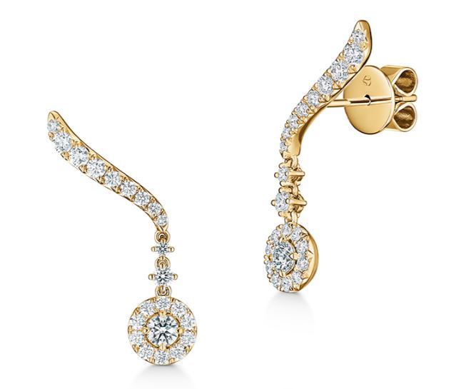 18KW Vela Drop Earrings