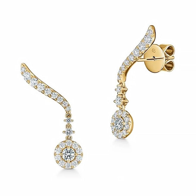 18KW Vela Drop Earrings