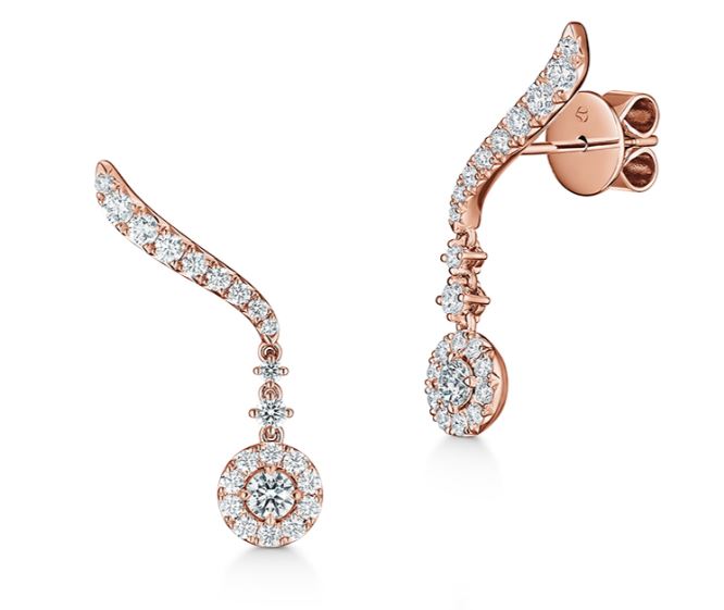 18KW Vela Drop Earrings