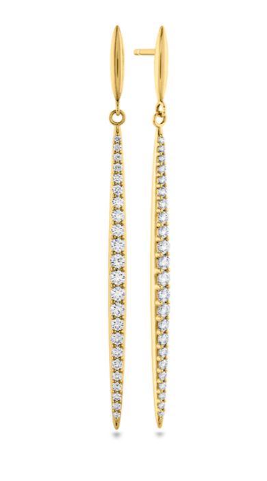 18KY Hof Classic Stiletto Earrings