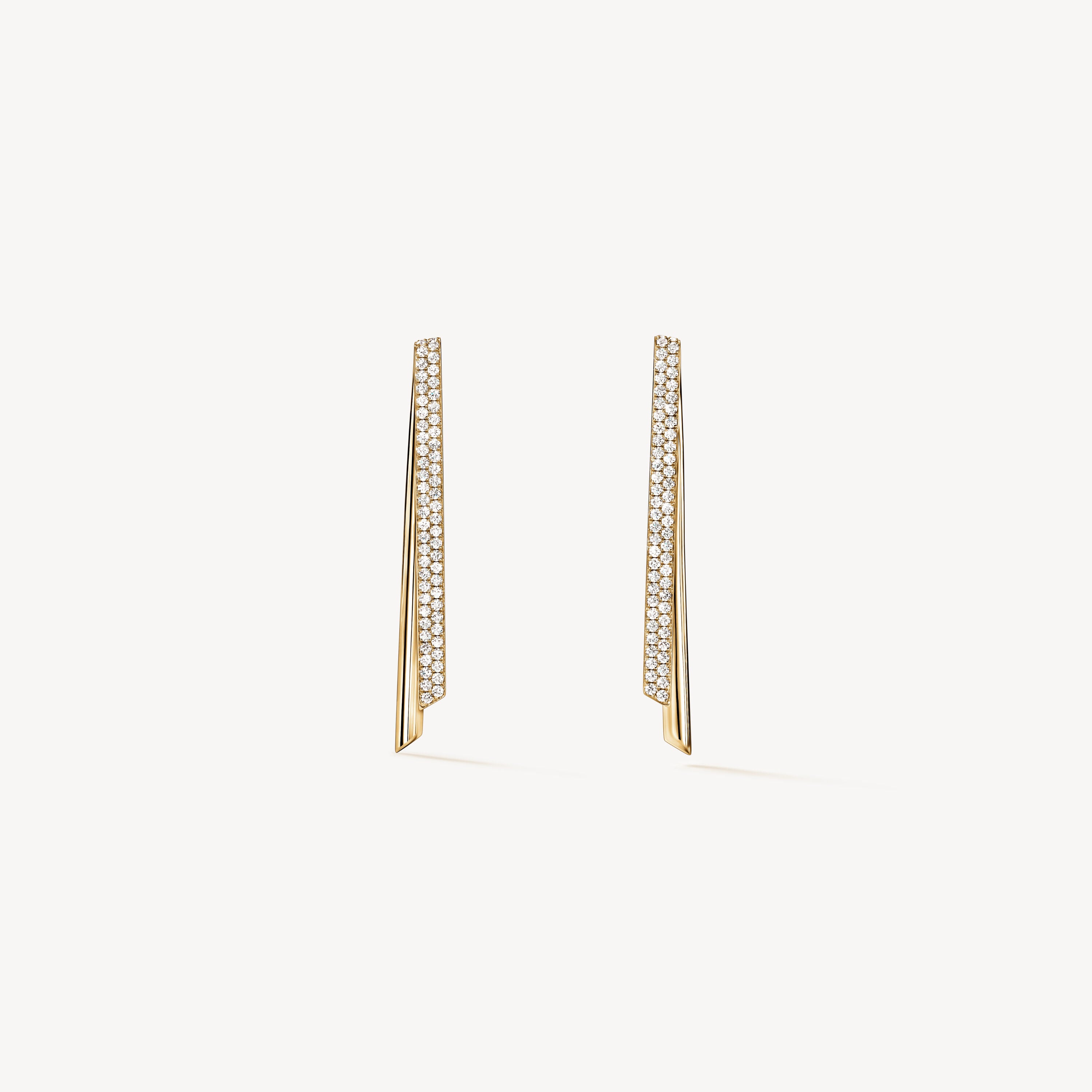 18KY Hearts On Fire Inside/ Out Stiletto Flip Diamond Earrings