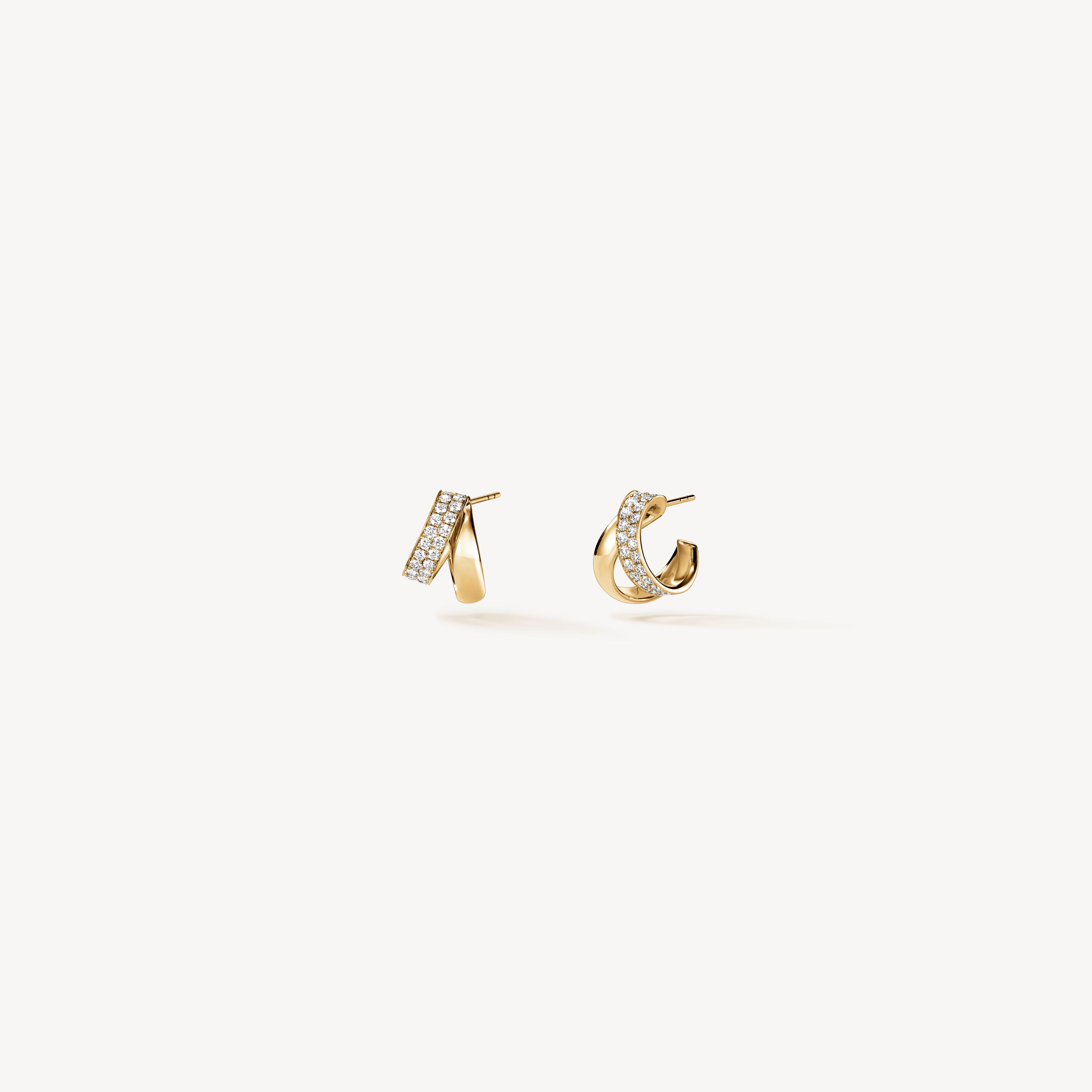 18KY Hearts On Fire Inside/ Out Flip Diamond Earrings