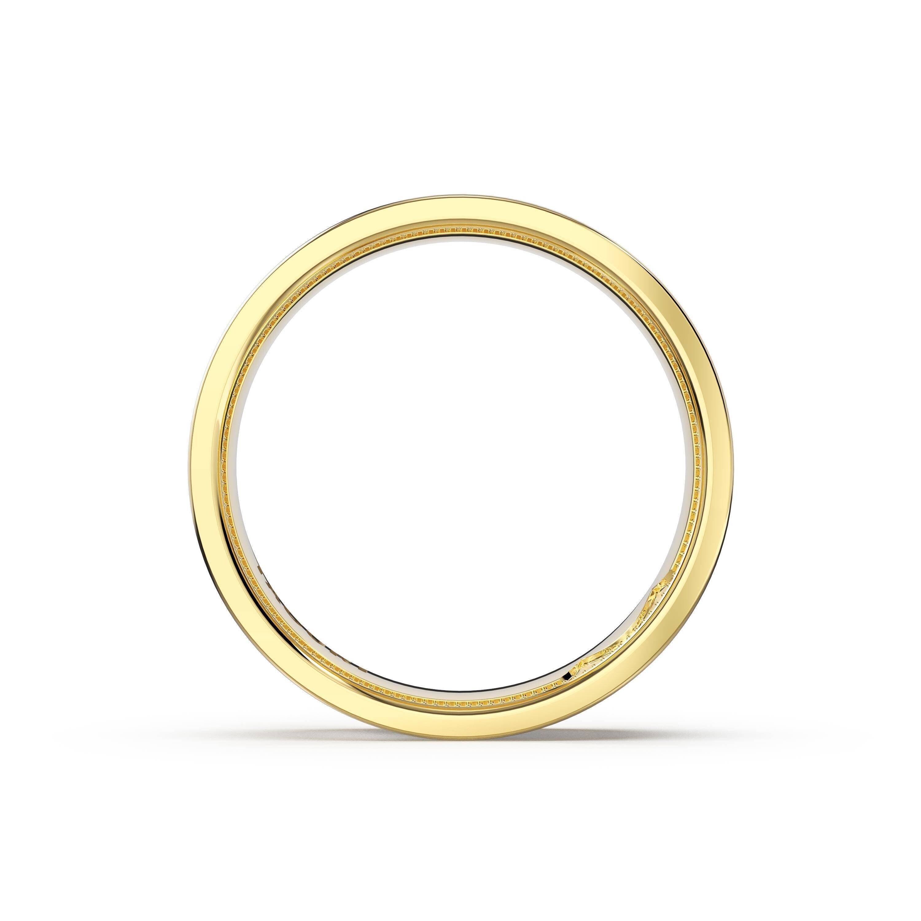 14KY Tacori Geometric Sculpted Texture Wedding Band