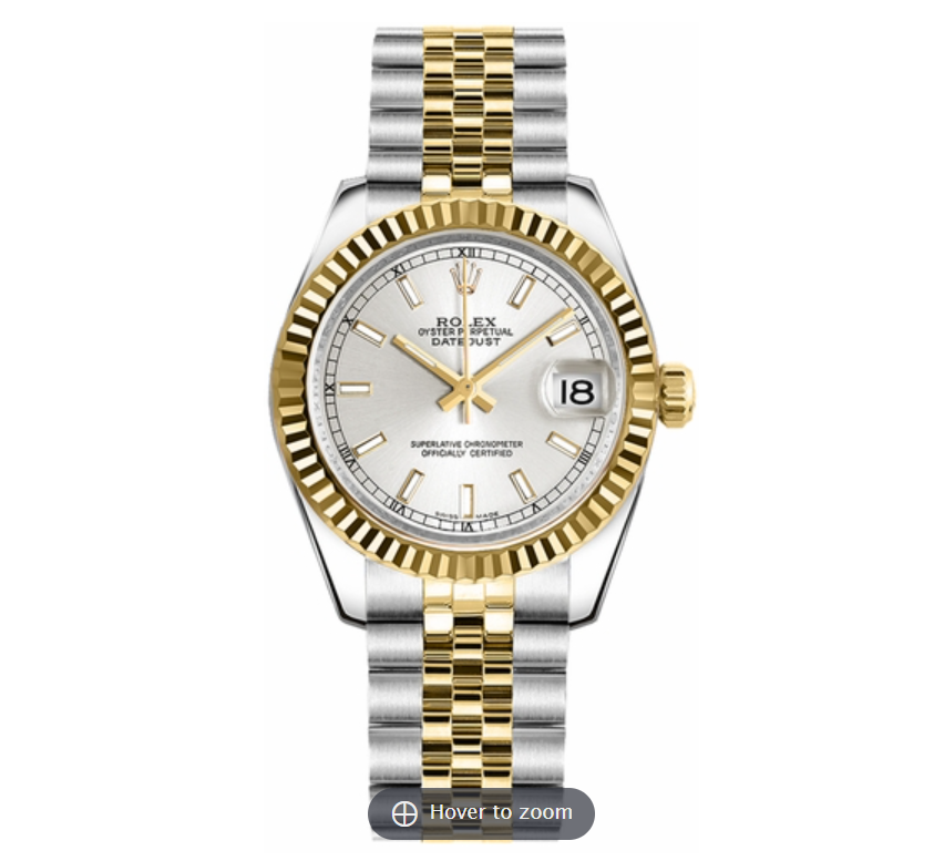 ROLEX 18KYG/STEEL DATEJUST 31MM