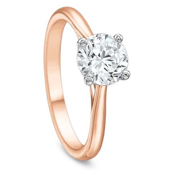 18KR Precision Set New Aire Solitaire Engagement Ring