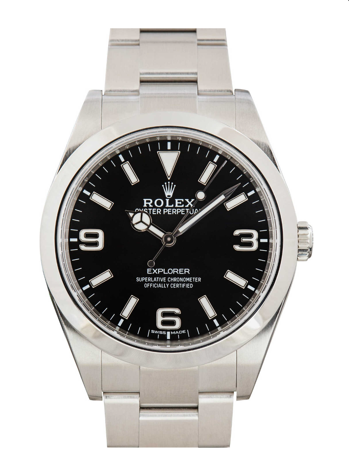 ROLEX EXPLORER 39MM STEEL