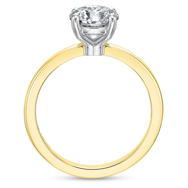 18KY Precision Set Modern Classic Engagement Ring