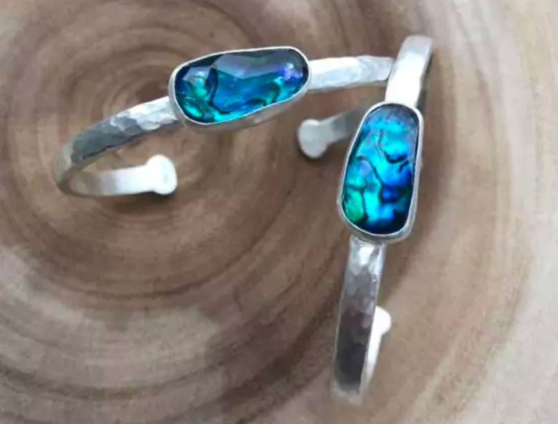 SS Abalone Ocean Cuff Bracelet