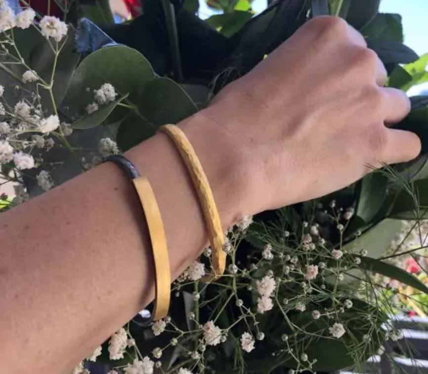 24KY Fusion Gold Stockholm Cuff Bracelet