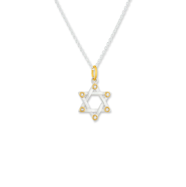 SS/24KY Lika Behar Star of David Diamond Pendant