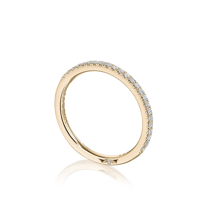 18KR Simply Tacori French Pavé Diamond Wedding Band
