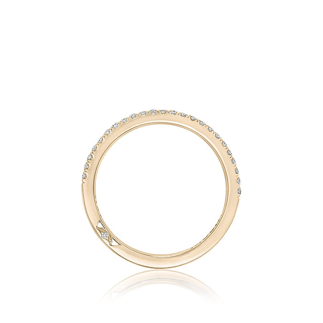 18KR Simply Tacori French Pavé Diamond Wedding Band