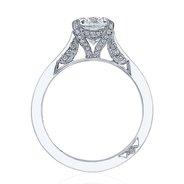 Platinum Simply Tacori Round Solitaire Engagement Ring