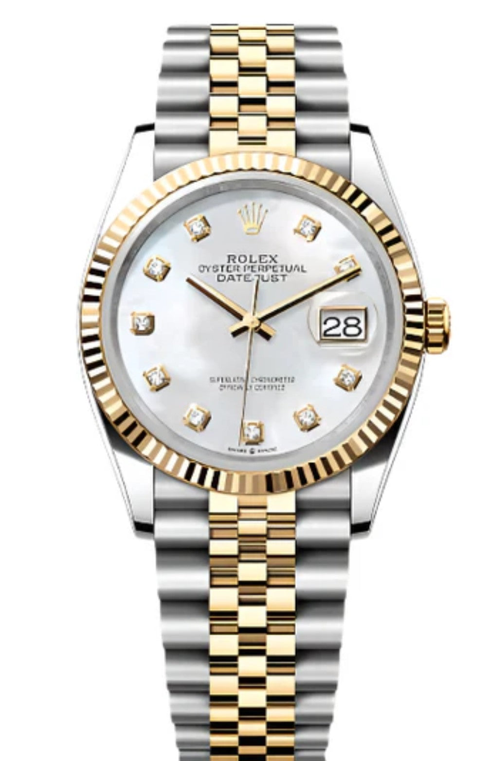 ROLEX DATEJUST 18KY/STEEL 28MM