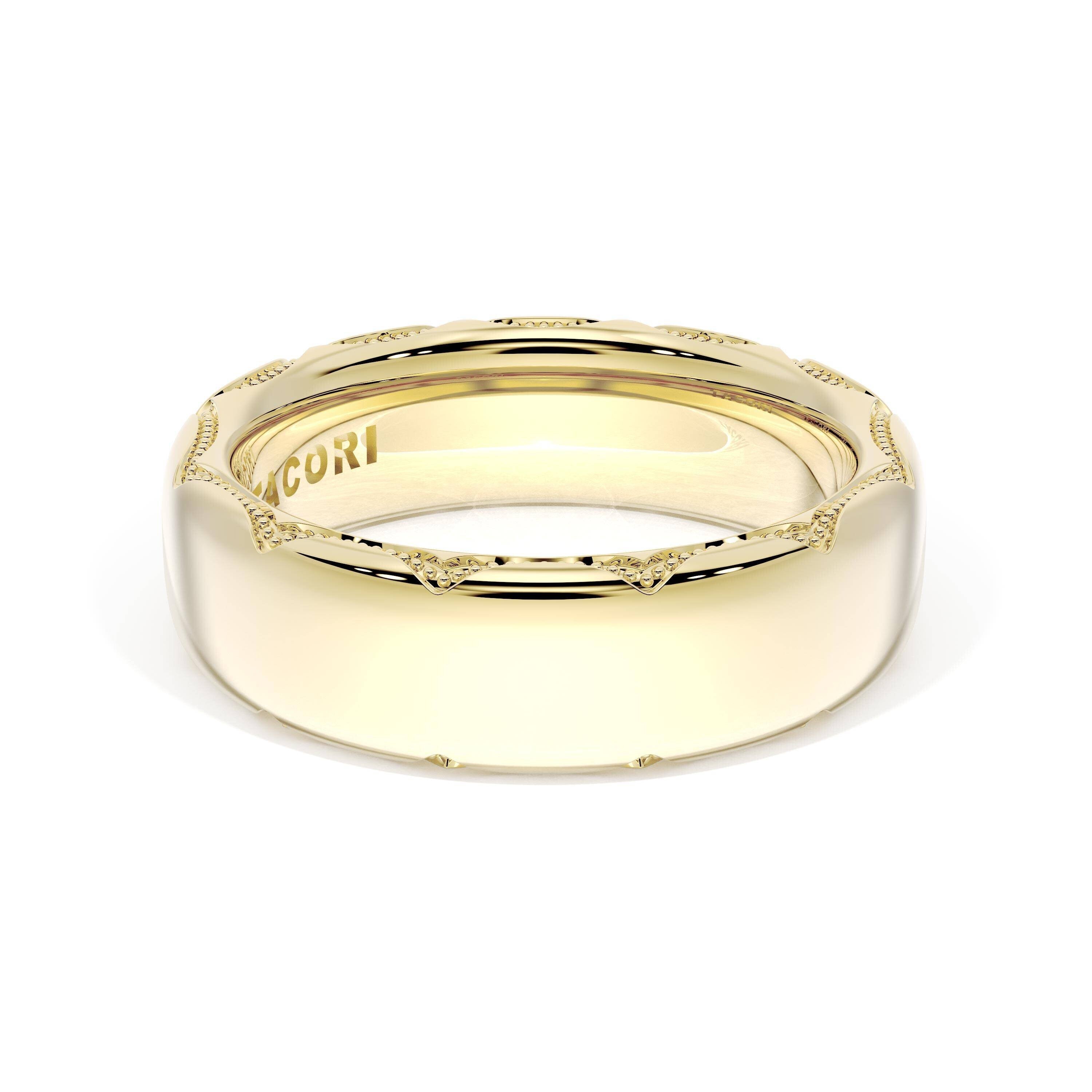 18KY Tacori Founder's Collection Wedding Band
