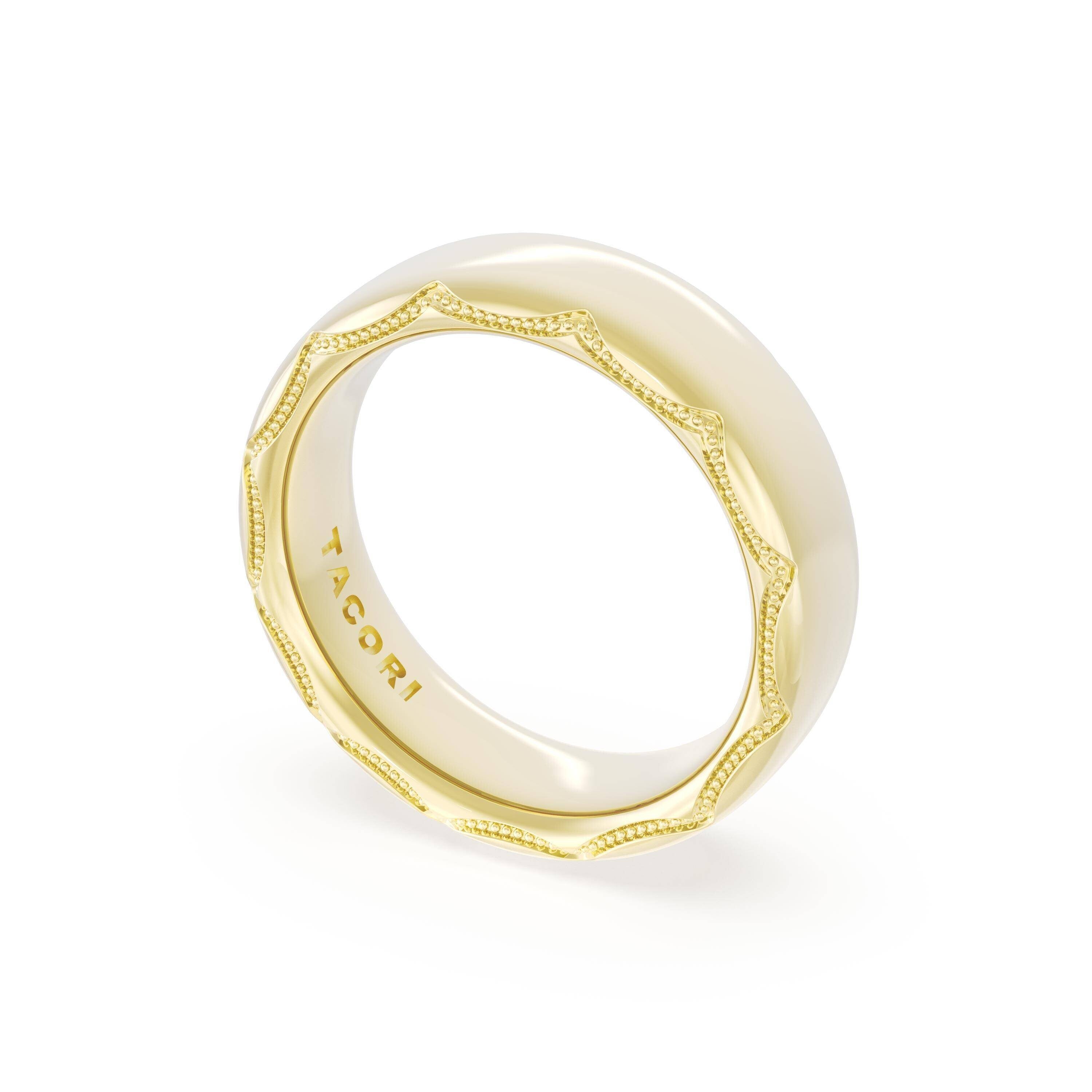 18KY Tacori Founder's Collection Wedding Band