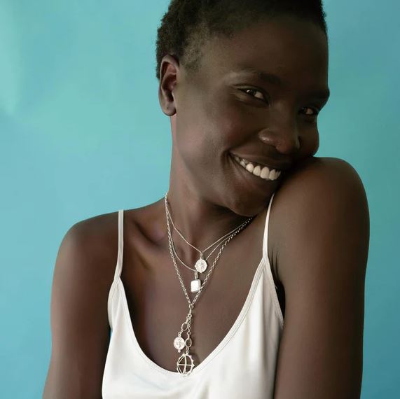 Sterling Silver Slim "Viv" Locket Necklace