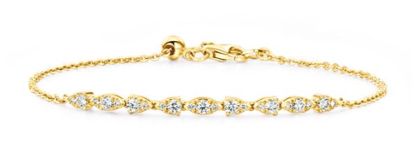 18KY Aerial Dewdrop Bracelet