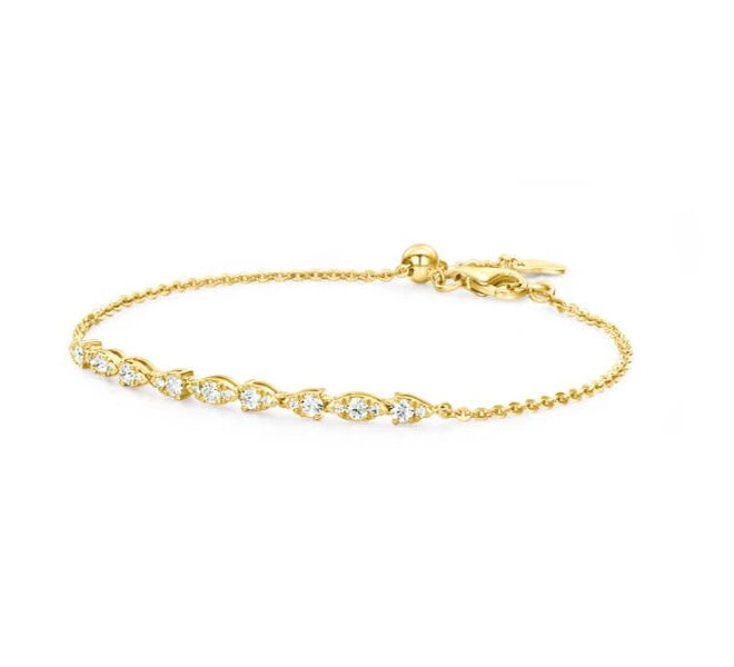 18KY Aerial Dewdrop Bracelet