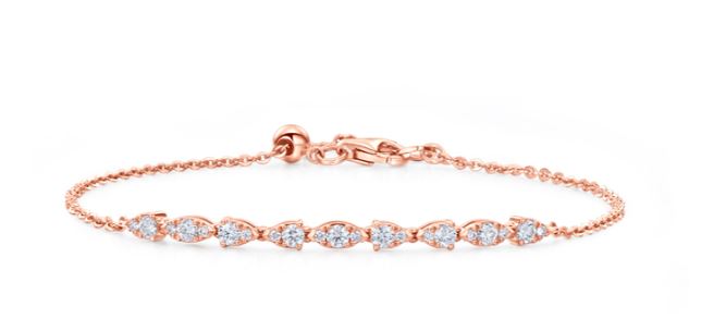 18KW Aerial Dewdrop Bracelet