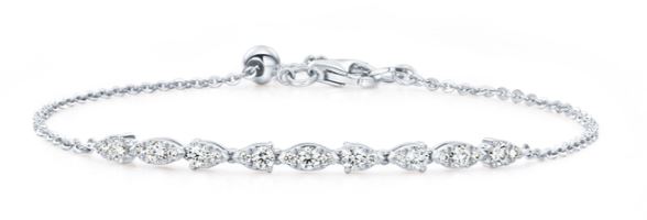 18KW Aerial Dewdrop Bracelet