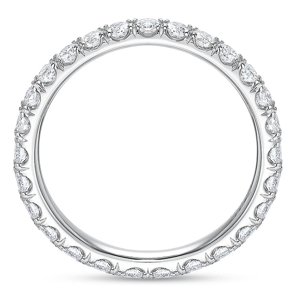 18KW Precision Set Diamond Eternity Band