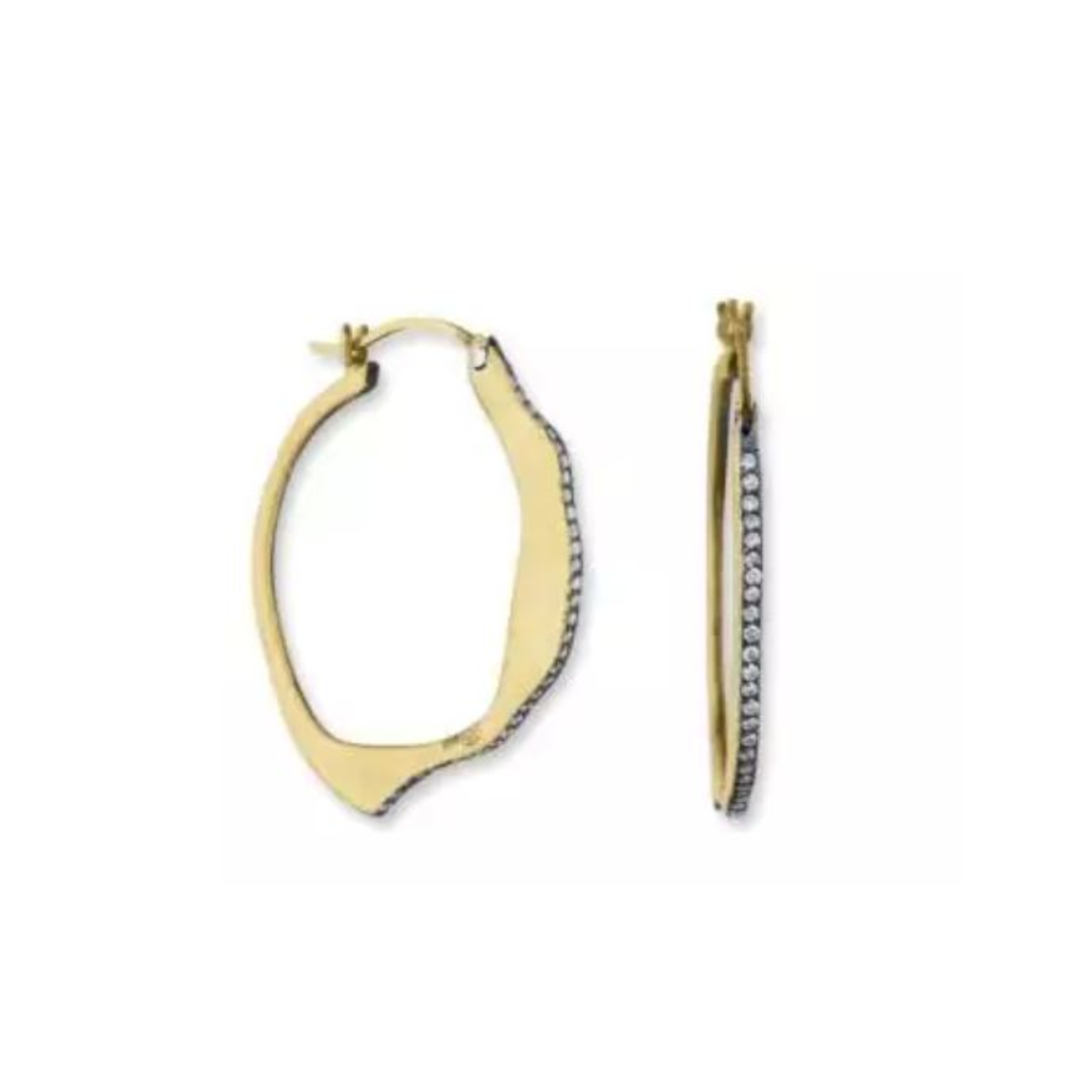 SS/24KY Kiki Earrings With Pave Diamonds