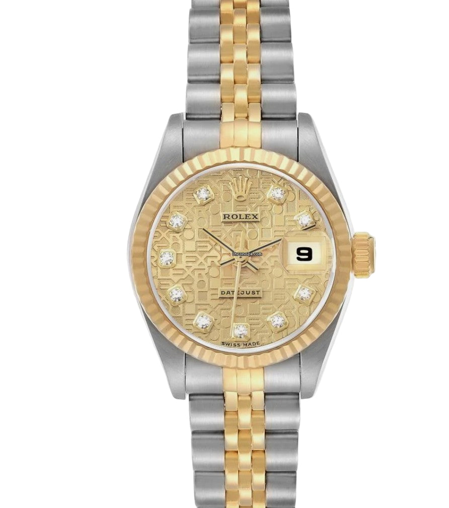 ROLEX DATEJUST 18KY/STEEL 26MM