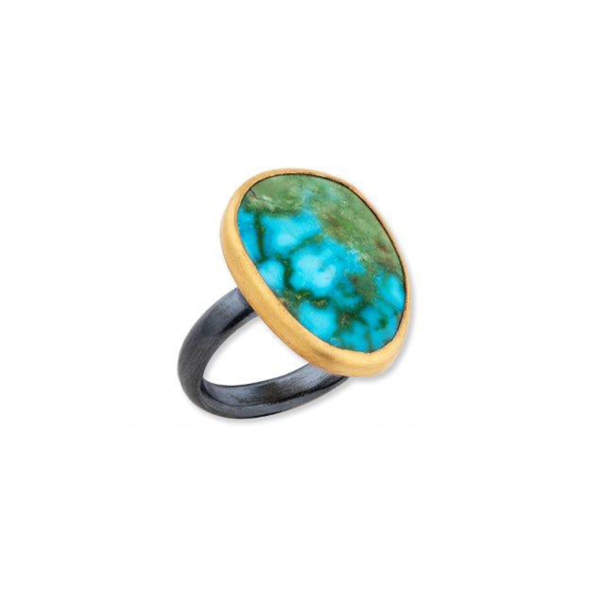 SS/24KY Sonoran Sunshine Freeform Cabachon Turquoise Ring