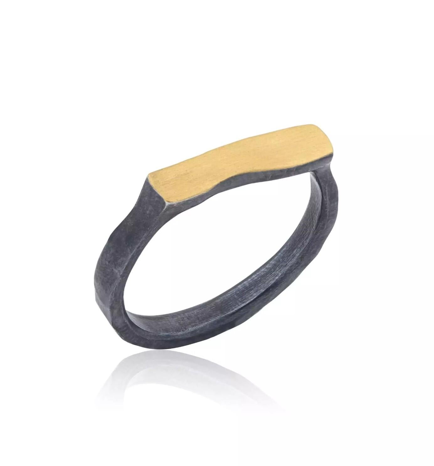 SS/24KY Lika Behar Fusion Gold Top Ring