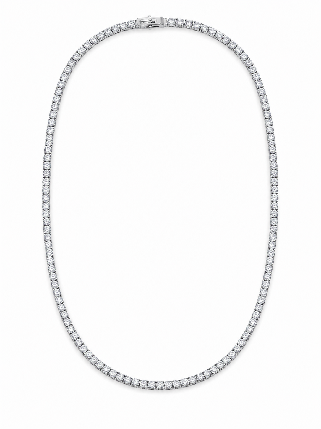 18KW Williams Signature 3ctw Diamond Line Tennis Necklace