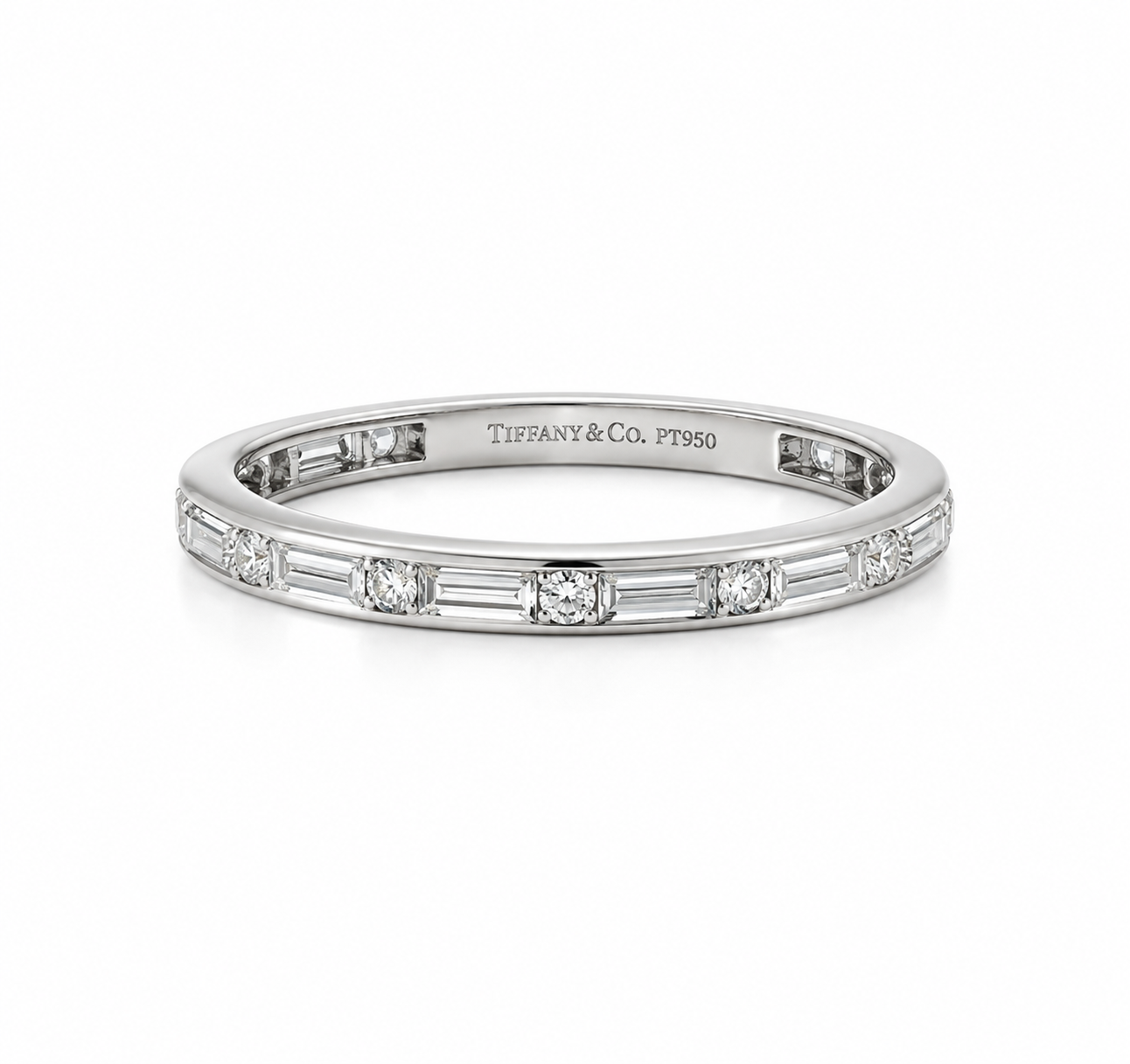 Platinum Estate Tiffany & Co. Diamond Eternity Band