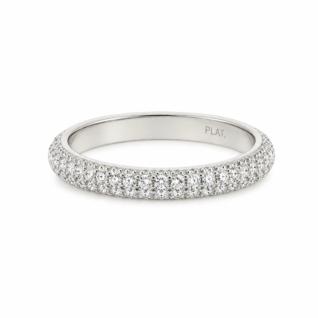 Platinum Estate Diamond Anniversary Band