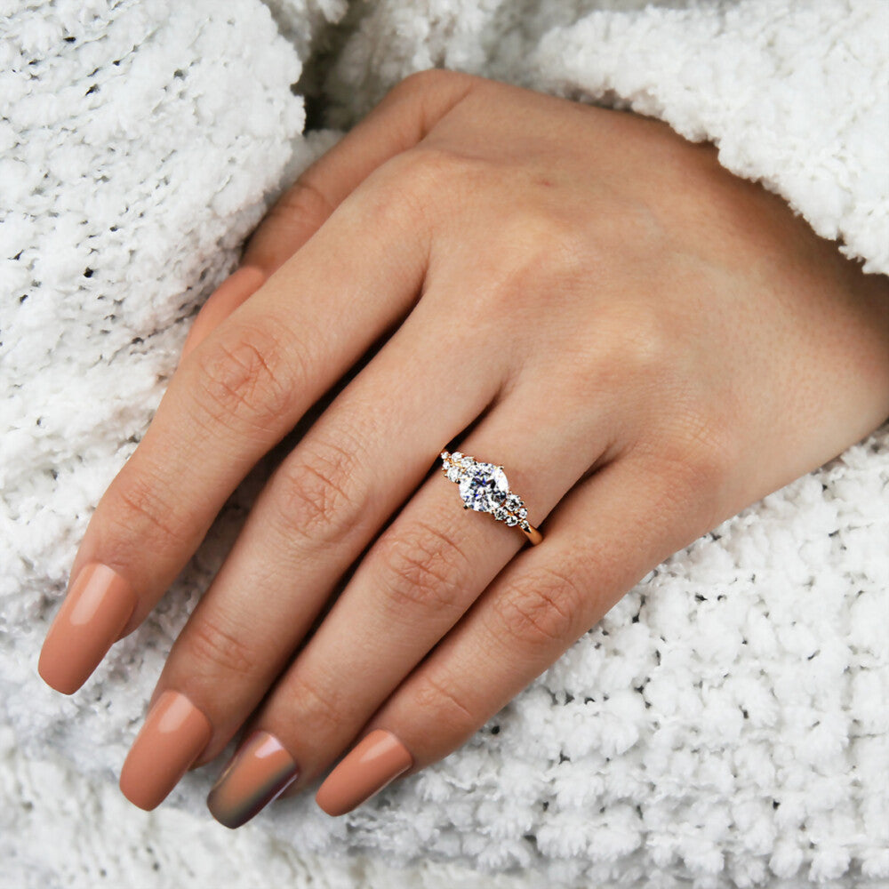 18KY Parade "Hemera" Semi-Mount Engagement Ring