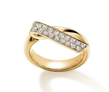 18KY INSIDE/OUT Diamond Flip Ring