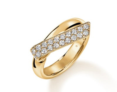 18KY INSIDE/OUT Diamond Flip Ring