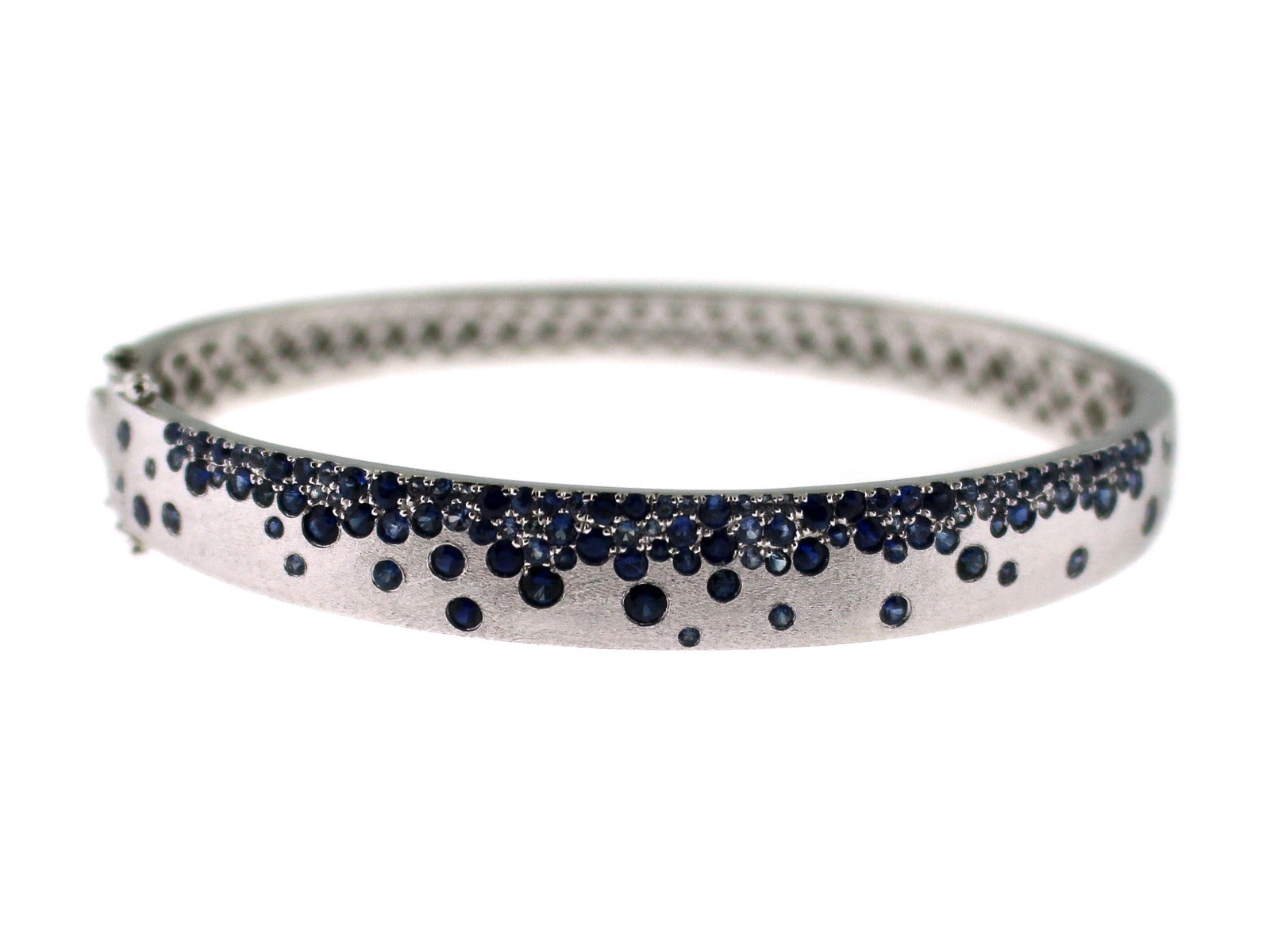 14KW Confetti Sapphire Bangle