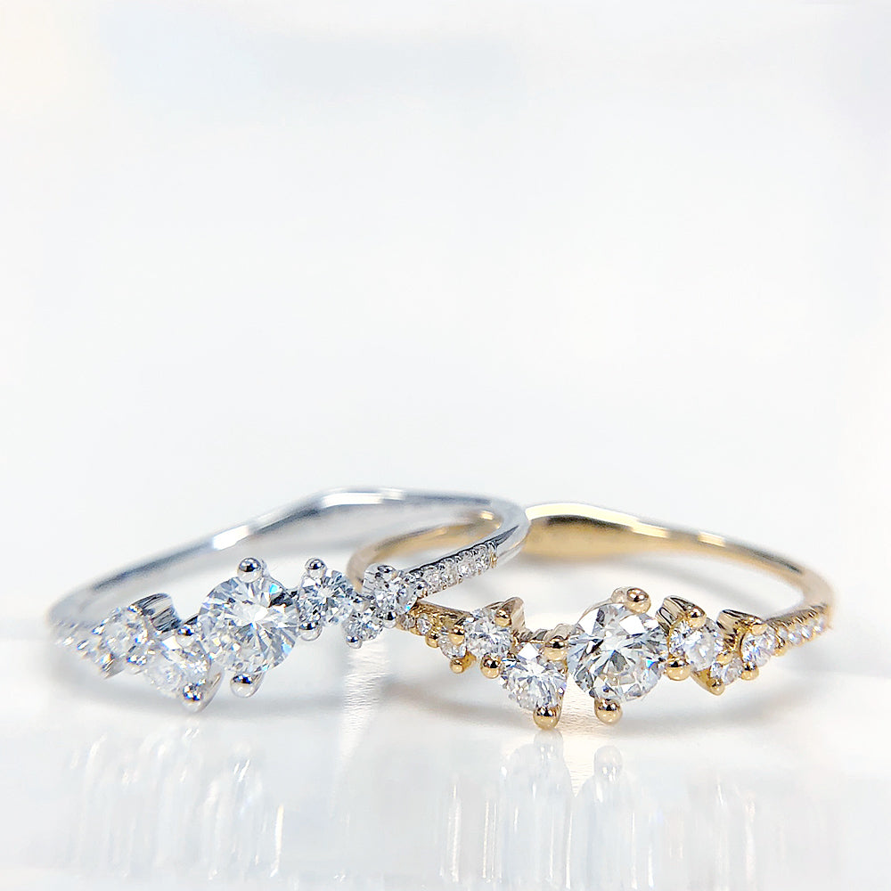 18KY Diamond Fashion Band