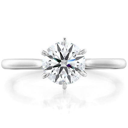 18KY "Camilla" Diamond Solitaire Ring
