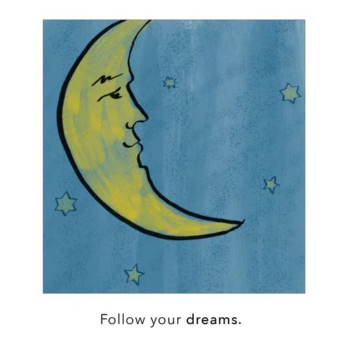 SS Moonstone Midi Crescent Moon Necklace With Sapphires