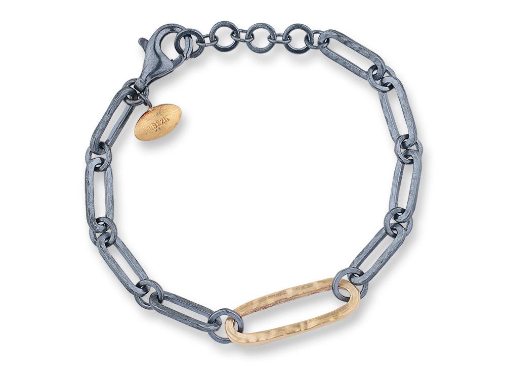 SS/22KY Hand Made Chill Link Bracelet 8"