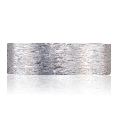 18KW/R Tacori Classic Flat Top Brush Finish Wedding Band